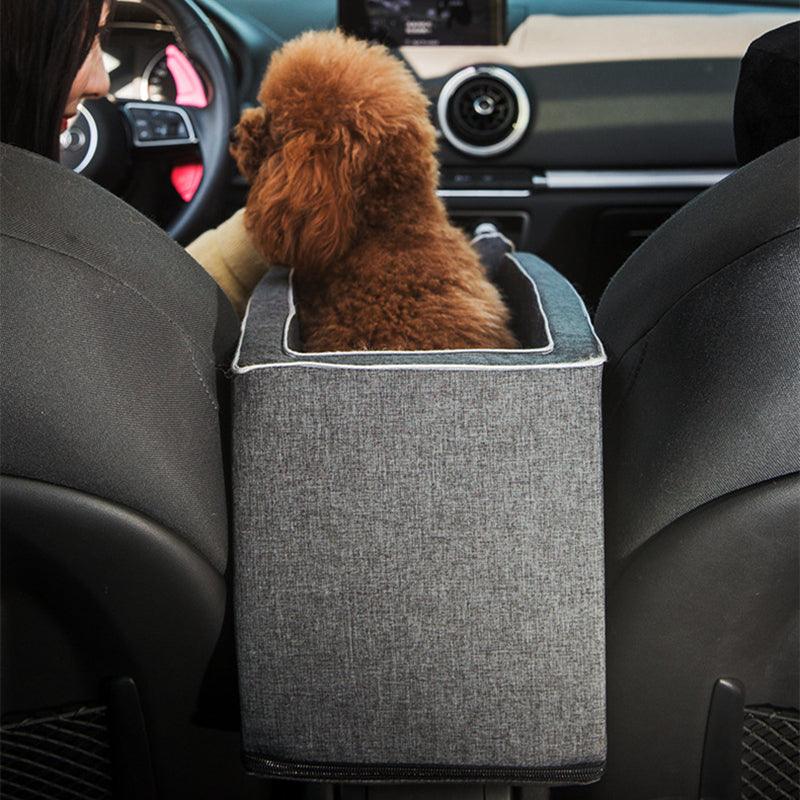 Car Safety Cat Dog Bed Travel Central Control Pet Seat Transport Dog Carrier - Dog Hugs Cat