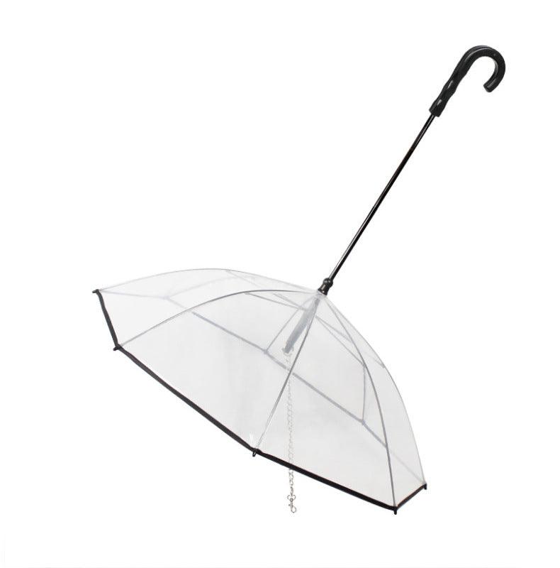 Transparent Pet Umbrella Dog Umbrella Pet Products - Dog Hugs Cat