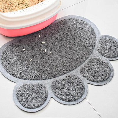 Pet Placemat Splash-Proof Cat Litter Mat Anti-Carry Out Cat Mat Pet Floor Mat - Dog Hugs Cat