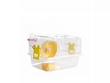 Cage Hamster Cage Small Garden Cage - Dog Hugs Cat