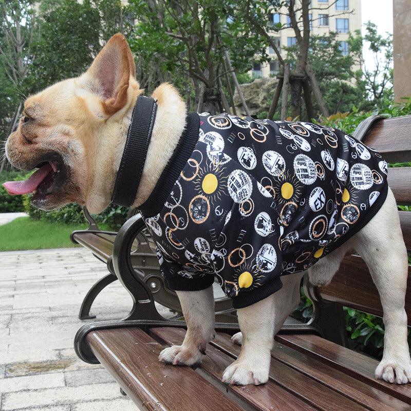 Printed Pet Clothes Spring And Autumn Dog Clothes Dog Clothes Pet Clothes - Dog Hugs Cat