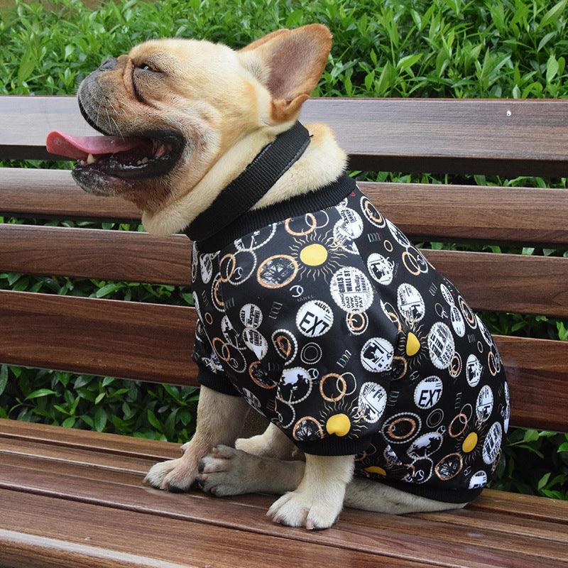 Printed Pet Clothes Spring And Autumn Dog Clothes Dog Clothes Pet Clothes - Dog Hugs Cat