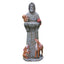 St. Francis St. Francis And Animal Friends Resin Crafts Outdoor Garden Statue Bird Feeder - Dog Hugs Cat