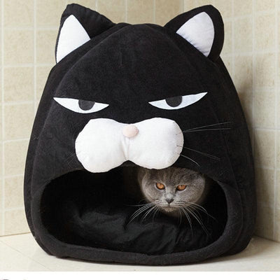 Cat House Bed Cat Litter Mat Sleeping Nest Pet Bed - Dog Hugs Cat