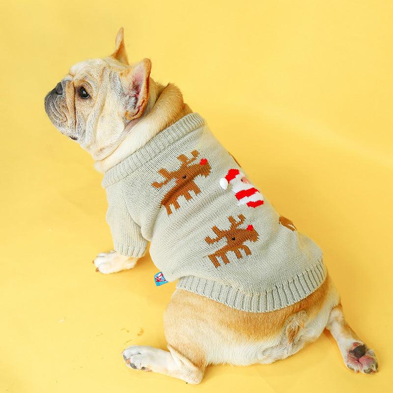Pet Christmas Sweater - Dog Hugs Cat