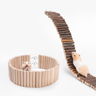 Hamster Swing Toy - Dog Hugs Cat