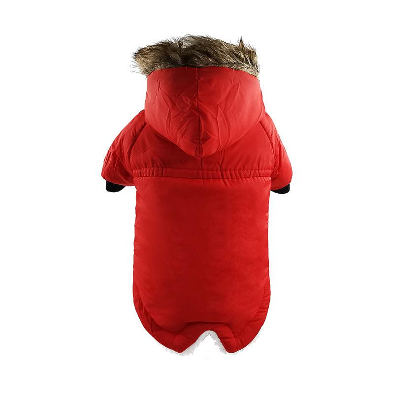 Dog Clothes Winter Thickened Warmth Cotton Pet Dogs Coat Jacket - Dog Hugs Cat