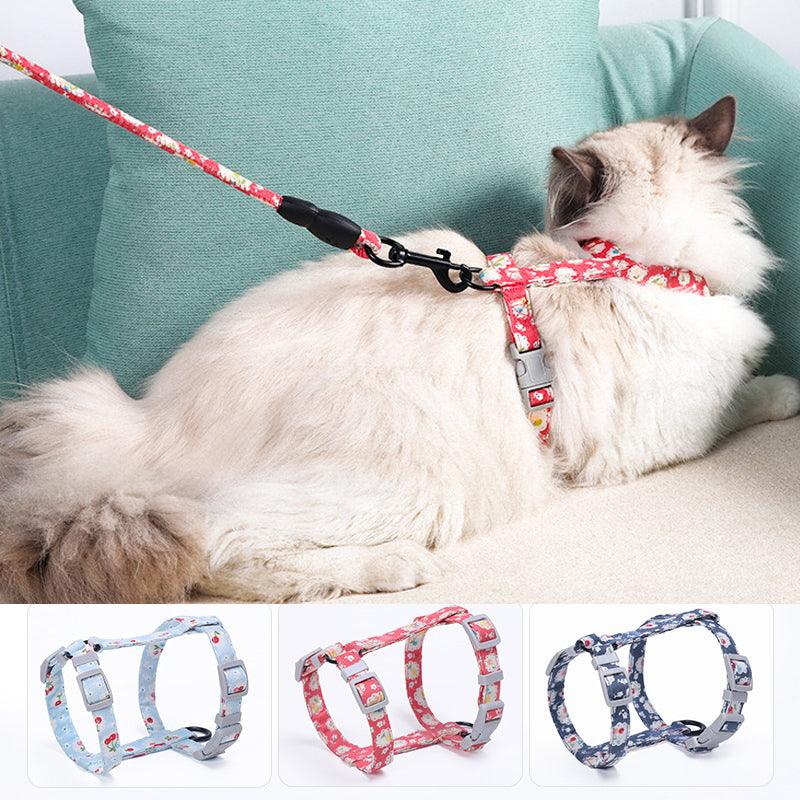 Cat I-Shaped Chest Harness - Dog Hugs Cat