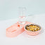 Two Bowls Of Automatic Drinking Water To Feed Cat Supplies - Dog Hugs Cat