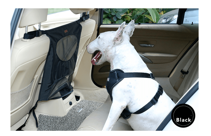 Pet Car Fence Car Rear Seat Screen Anti-Dog Harassment Explosion Safety Barrier - Dog Hugs Cat