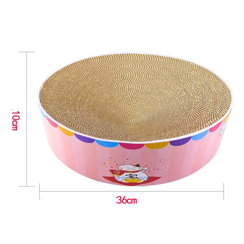 Corrugated Cat Scratcher Toy - Dog Hugs Cat