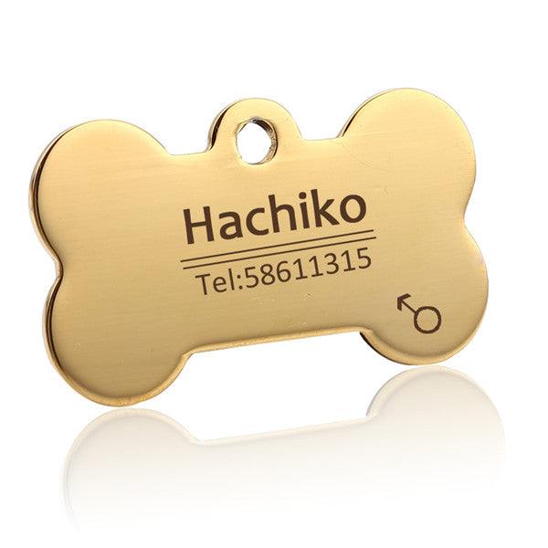 Free Engraving Pet Dog Cat Collar Accessories Decoration Pet Id Dog Tags Collars Stainless Steel Cat Tag Customized Tag - Dog Hugs Cat