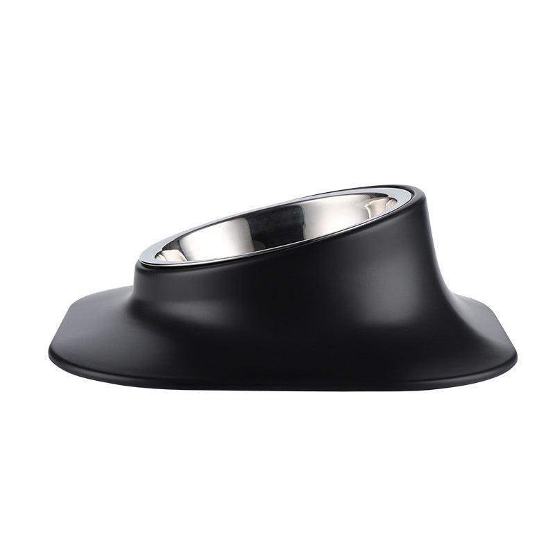 Stainless Steel Dog Bowl Cat Bowl Pet Feeder - Dog Hugs Cat