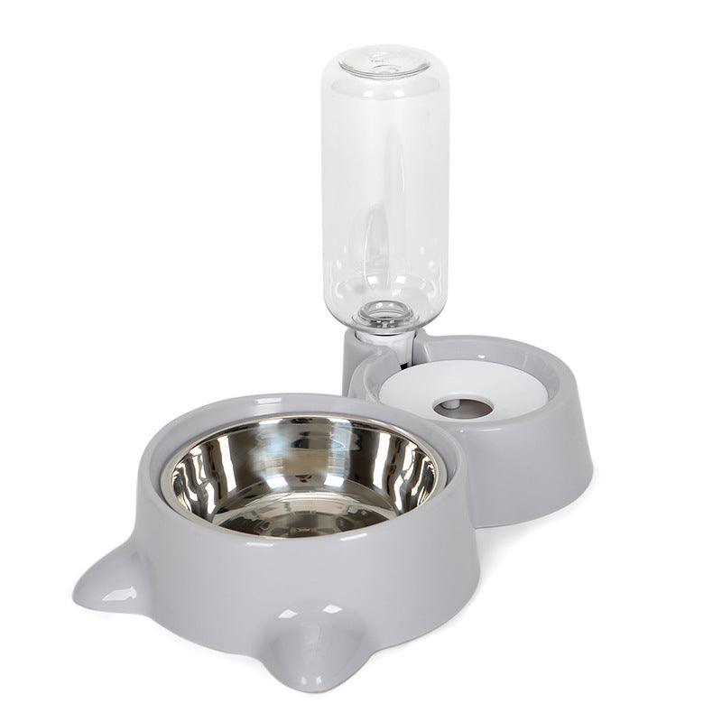 Automatic Cat Dog Water Dispenser With Bowl Nonelectric - Dog Hugs Cat