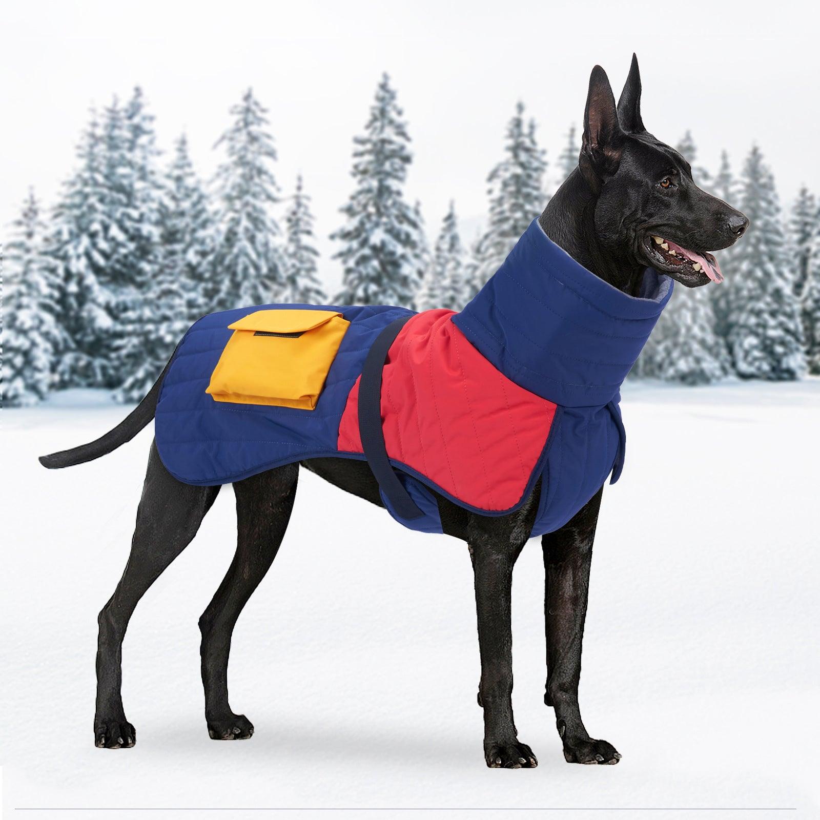 Pet Dog Clothes Winter Thickened Warm Dog Padded Winter Coat - Dog Hugs Cat