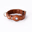 Airtag Pet Collar Tracker Protective Cover Leather Collar - Dog Hugs Cat
