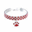 New Pet Collar Diamond Mixed Color Dogs And Cats Supplies Elastic Dogs And Cats Necklace Ornament - Dog Hugs Cat