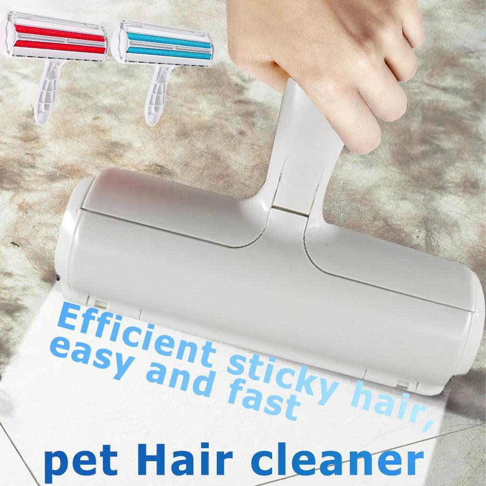 2-Way Pet Hair Roller Remover: The Ultimate Fur Cleaning Tool for Dogs and Cats - Dog Hugs Cat