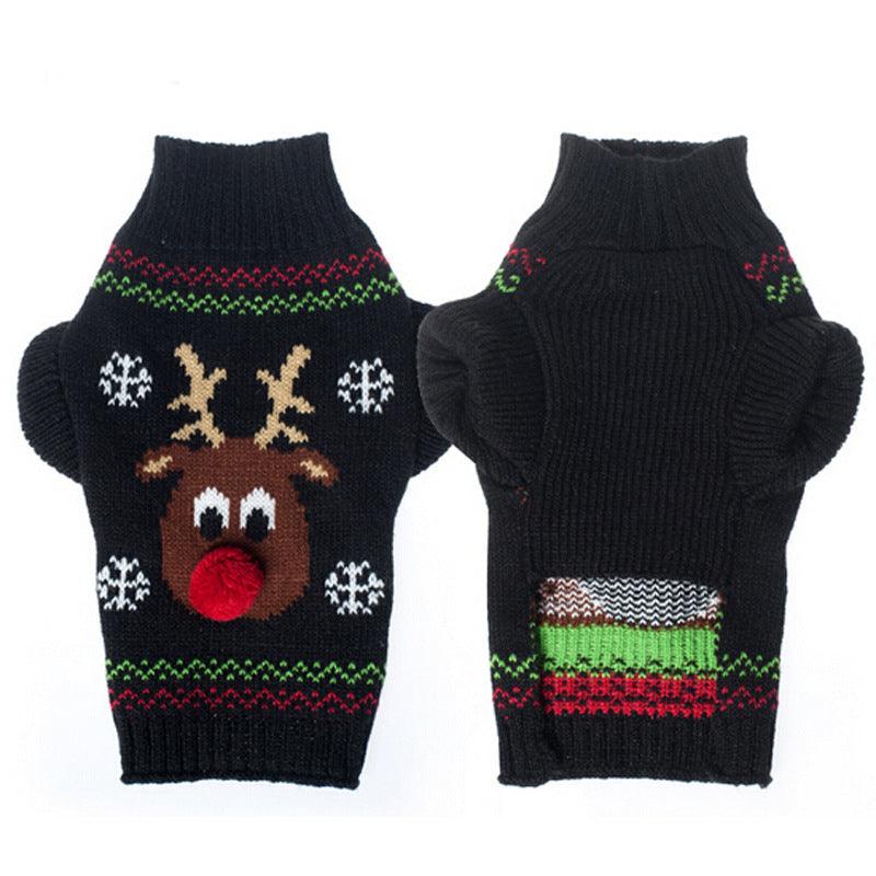 Christmas Pet Sweater - Dog Hugs Cat