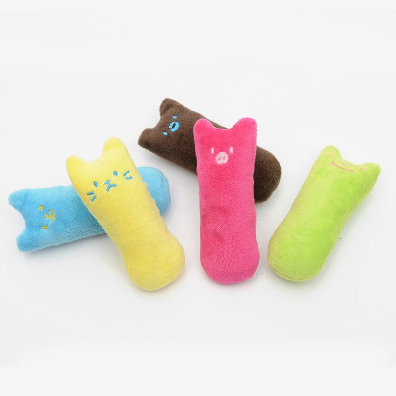 Popular High Quanlity Cute Interactive Fancy Pets Teeth Grinding Catnip Toys Claws Thumb Bite Cat Mint - Dog Hugs Cat