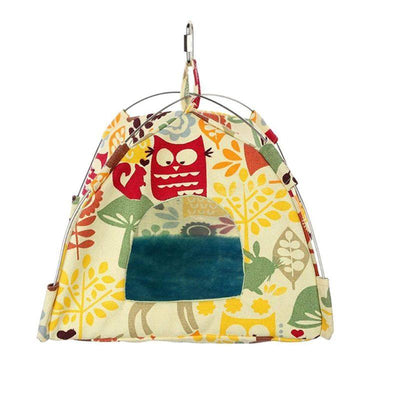 New Hanging Canvas Parrot Tent Bird Cage Pet Universal Bird Tent Hammock Small Pet Nest - Dog Hugs Cat