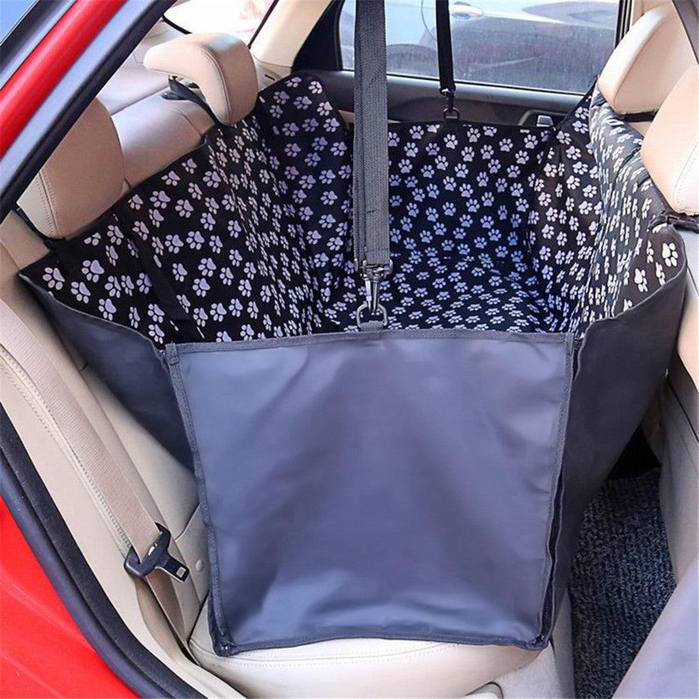 Car Back Seat Cover For Pet - Dog Hugs Cat