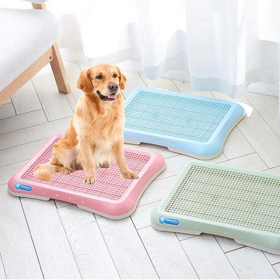 Pet Dog Toilet Puppy Dog Potty Tray Indoor Litter Boxes - Dog Hugs Cat