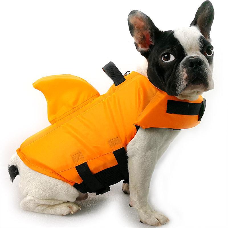 Dog Life Vest Summer Shark Pet Life Jacket - Dog Hugs Cat