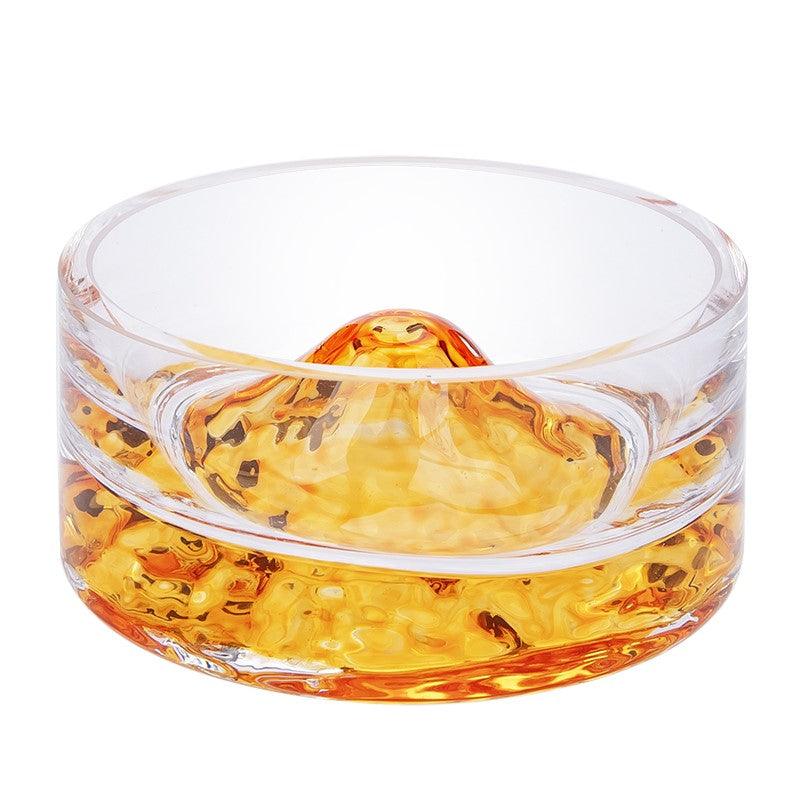 Hamster Golden Bear Glass Water Bowl Anti-Lifting - Dog Hugs Cat