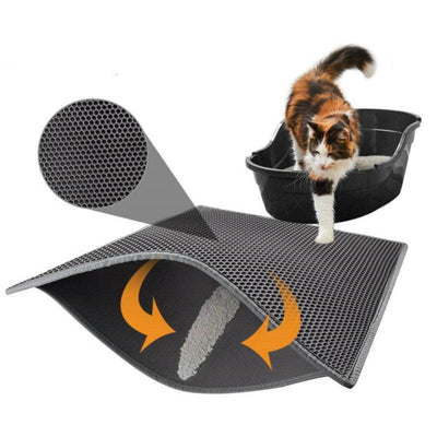 Cat Litter Pad Honeycomb Cat Pad Waterproof Urine Proof Pad Pet Supplies - Dog Hugs Cat