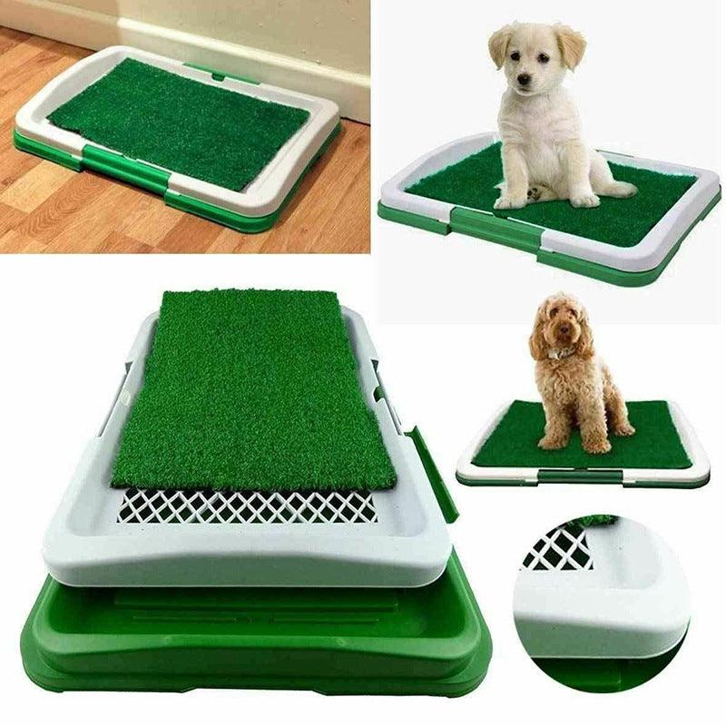 Dog Cleaning Tool Grid Lawn Flat Toilet Dog Potty - Dog Hugs Cat