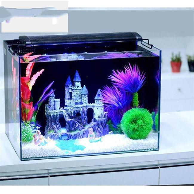 Wholesale Fish Tank Decoration Resin Aquarium Water Tank La - Dog Hugs Cat