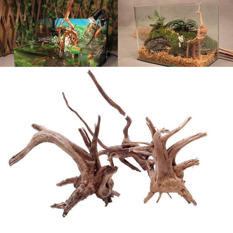 Fish Tank Decoration Sunken Tree Root Landscaping Wood - Dog Hugs Cat