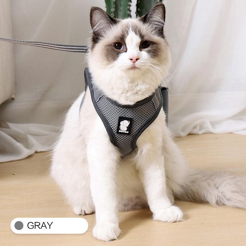 Anti-Strike Cat Traction Cat Harness - Dog Hugs Cat