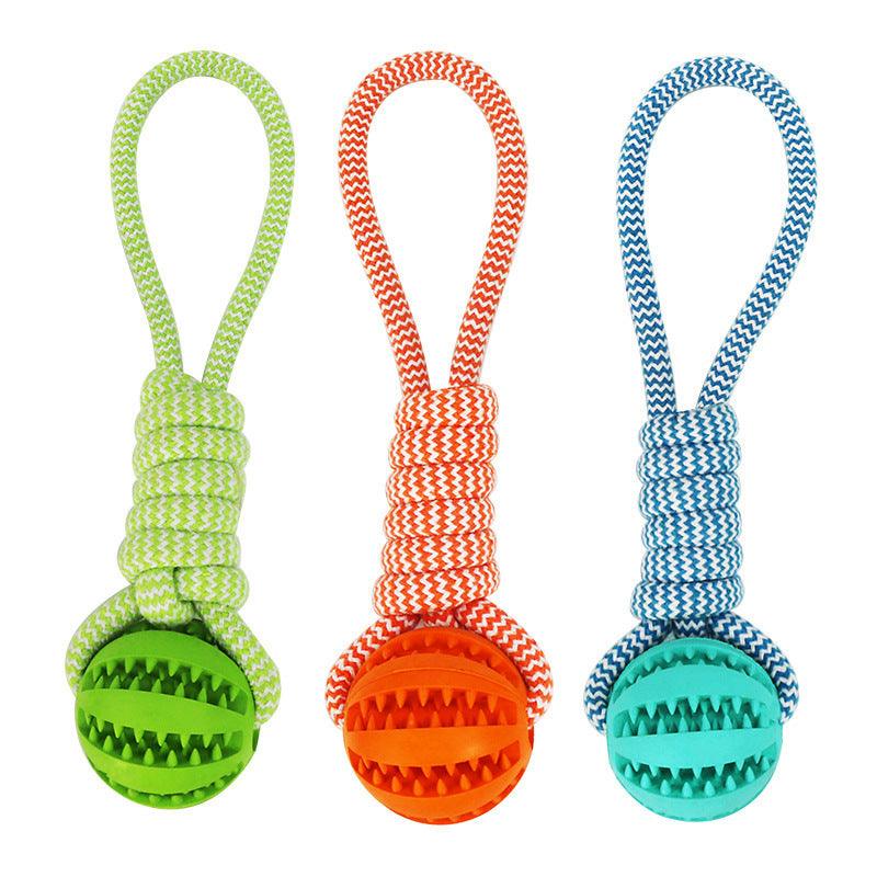 Pet Braid Rope Ball Toy New Dog Toys - Dog Hugs Cat