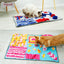 Pet Sniffing Pad Training Blanket Feeding Mat Dog Foraging Skills Toys Pet Activity Training Blanket - Dog Hugs Cat