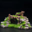 Flocking Resin Aquarium Made Of Landscape Stone Decoration - Dog Hugs Cat