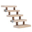 Log Stairs Pet Toy - Dog Hugs Cat