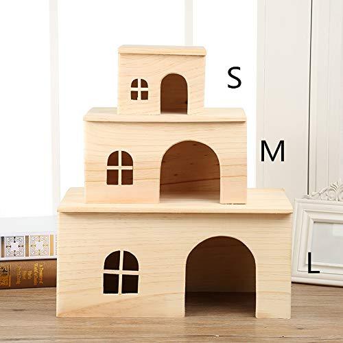 Hamster House In Spring And Summer - Dog Hugs Cat