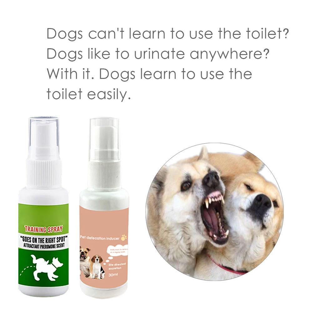 Pet Potty Training Spray - Dog Hugs Cat