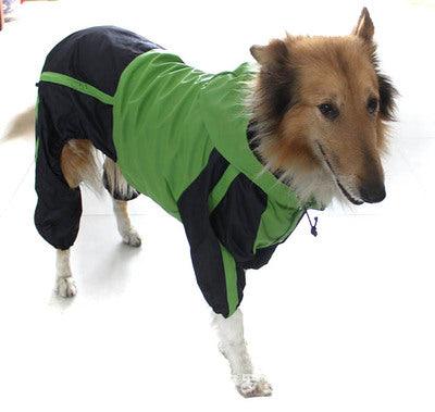 Large Dog Pet Raincoat - Dog Hugs Cat