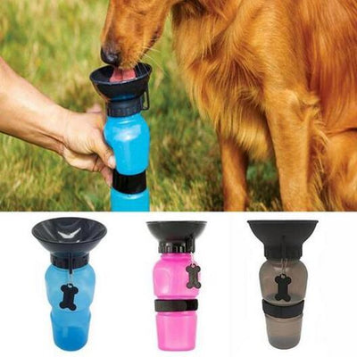 Portable Water Bottle Drinker For Pet Dogs - Dog Hugs Cat