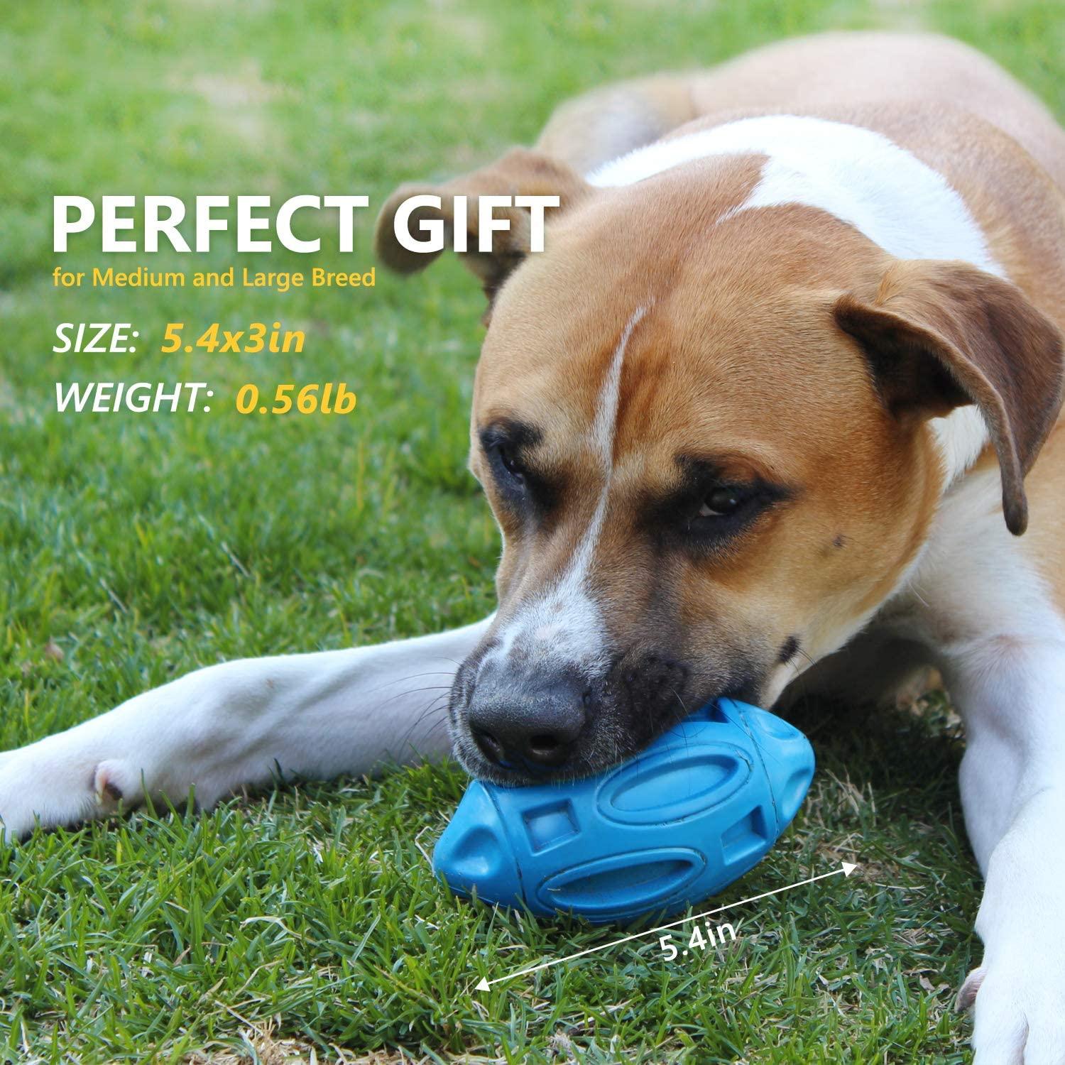 Pet Supplies Dog Toys Rubber Sounding Rugby Wear-Resistant Bite-Resistant Sounding Dog Ball - Dog Hugs Cat