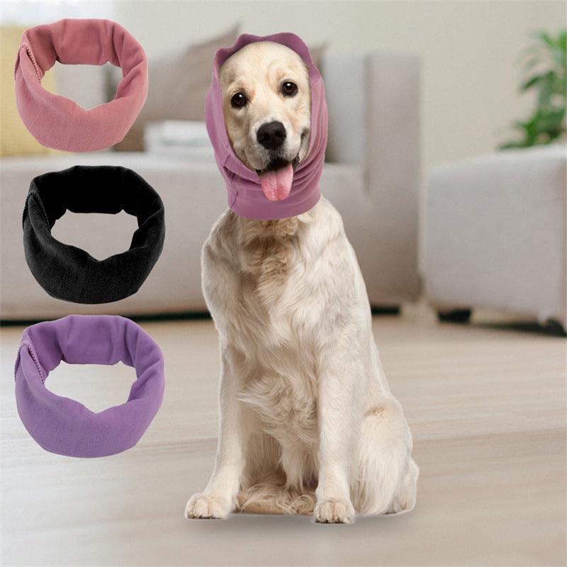 Calming Dog Ears Cover For Noise Reduce Pet Hood Earmuffs For Anxiety Relief Grooming Bathing Blowing Pets Drying - Dog Hugs Cat