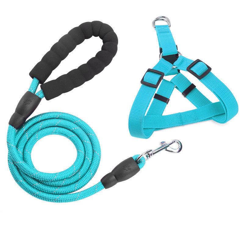 Eva Reflective Pet Dog Leash Collar Set - Dog Hugs Cat