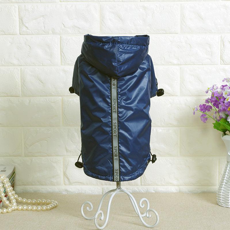 Waterproof Hooded Warm Pet Dog Raincoat - Dog Hugs Cat