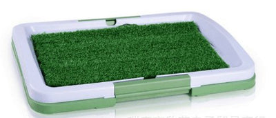 3-Tier Pet Potty Training Pad: The Ultimate Indoor Grass Toilet for Dogs - Dog Hugs Cat