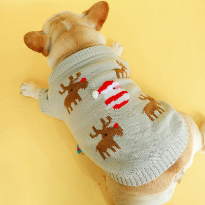 Pet Christmas Sweater - Dog Hugs Cat