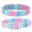 Pet Collar Double Layer Colorful Fabric Dog Collar Traction Dog Leash - Dog Hugs Cat