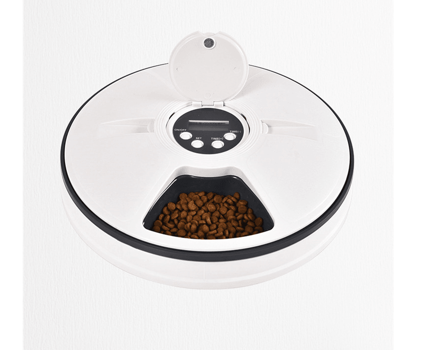 Automatic Pet Feeder - Dog Hugs Cat